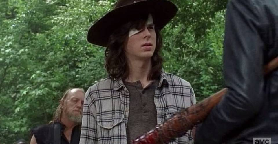 Carl Gets Some Practical Advice in New Walking Dead Clip Carl Gets Some Practical Advice in New Walking Dead Clip